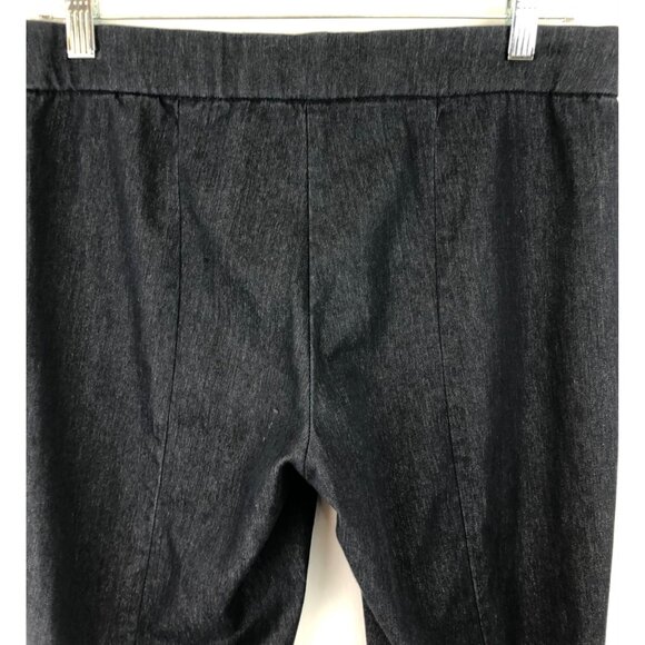 Daisy Fuentes Women's Size 6 Gray Pull On Elastic Waist Stretch Knit Pants - Picture 6 of 9